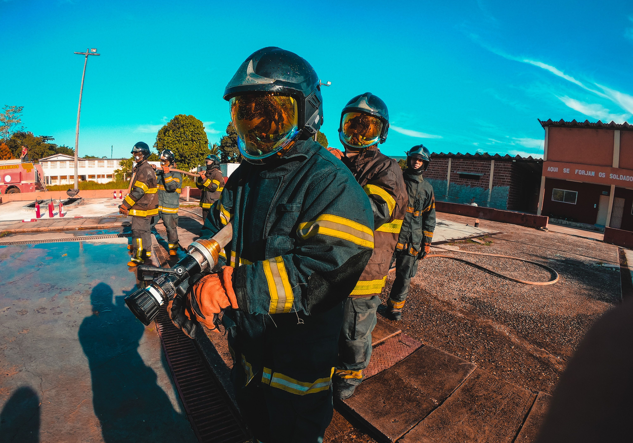 A paramedic attending to a patient inside an ambulance